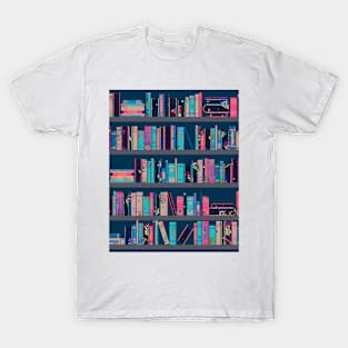 Floral night library T-Shirt